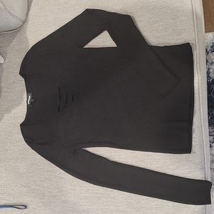 Express Rib V-neck Sweater